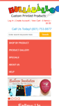 Mobile Screenshot of hullaballooprinting.com